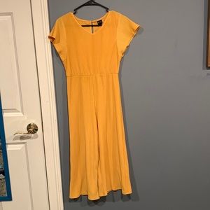 yellow jumpsuit